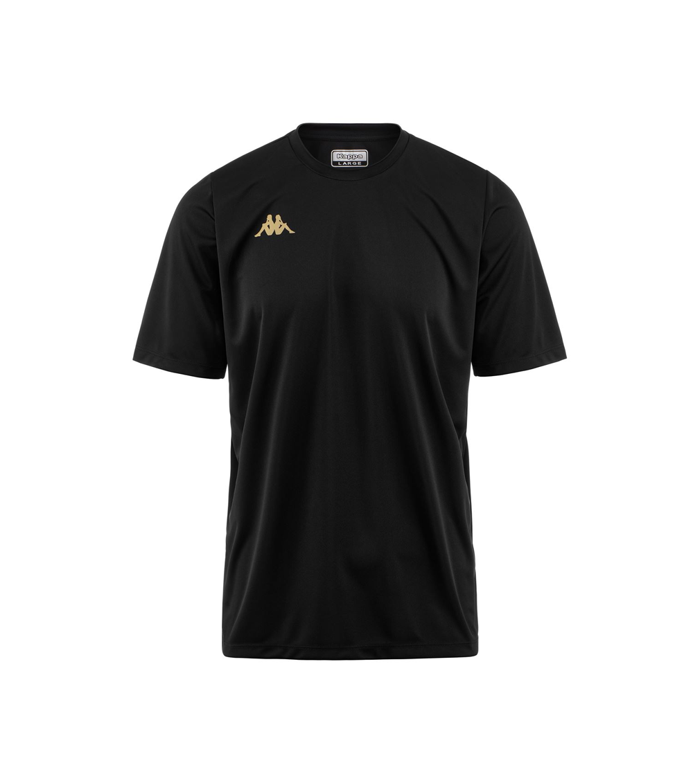 camiseta-padel-hombre-negra-modelo-define-kappa-coleccion-padel-camisetas-tenis-chico