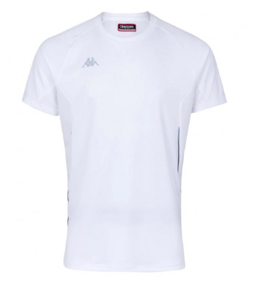camiseta-padel-hombre-blanca-manga-corta-modelo-fanio-kappa