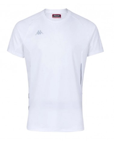 camiseta-padel-hombre-blanca-manga-corta-modelo-fanio-kappa