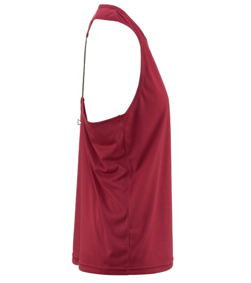 camiseta-pádel-mujer-kombat-doffi-kappa-color-rojo-sin-mangas-camisetas-tirantes-padel