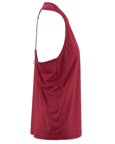 camiseta-pádel-mujer-kombat-doffi-kappa-color-rojo-sin-mangas-camisetas-tirantes-padel