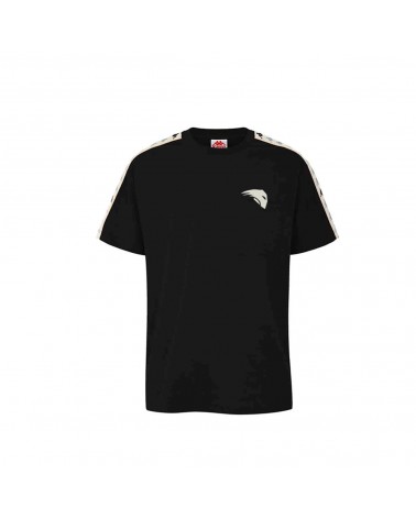 Camiseta-deporte-negra-modelo-paulo-negra-personalizada-movistar-riders-banda-kappa-hombros-original