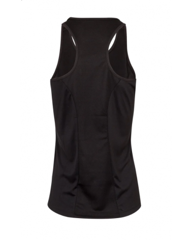 top-padel-mujer-negro-camiseta-pádel-chica-larga-tirantes-negra-transpirable-modelo-fanti-kappa-padel