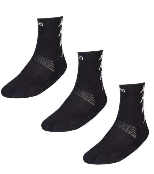 calcetines-padel-medias-deportivas-negras-modelo-eleno-kappa-calcetin-tenis-media-deporte-padel-pack-3-unidades